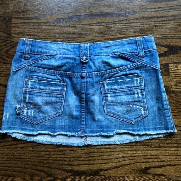 Lot of 2 Women’s Denim Mini Skirts - H&M - Picture 5 of 9
